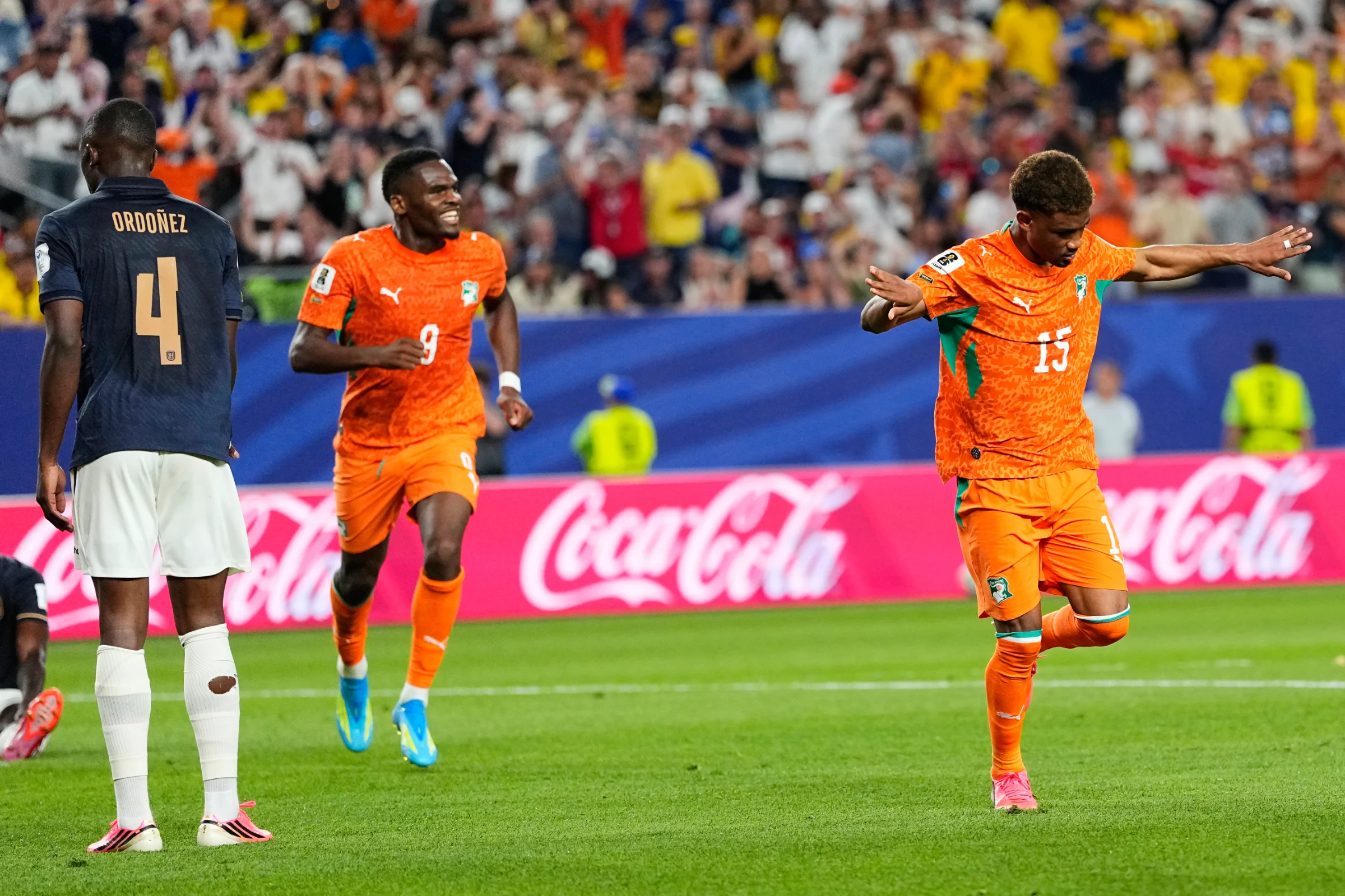 2026美加墨世界杯｜迪亚洛破门绝杀 象牙海岸1比0挫厄瓜多尔 配图