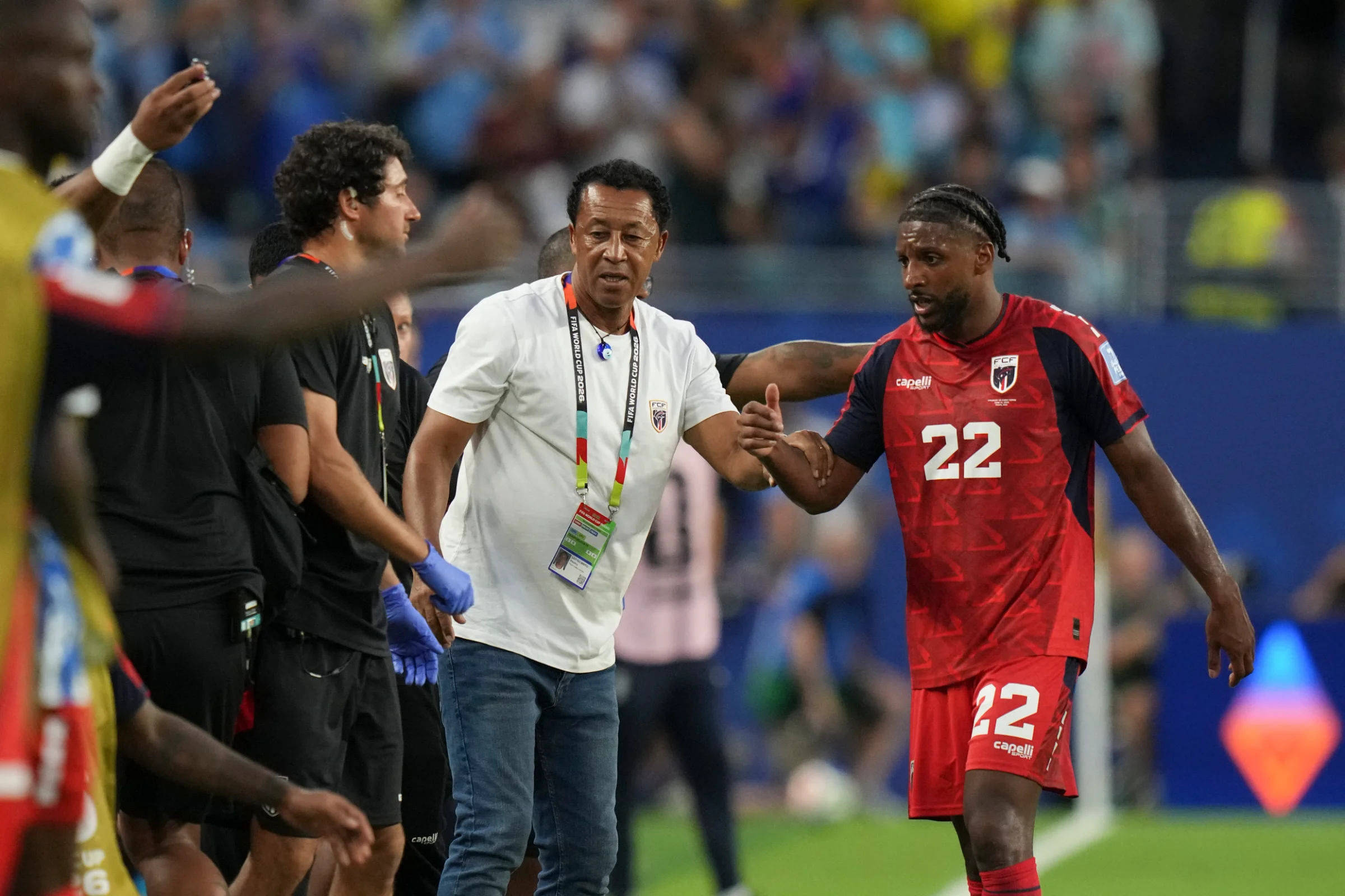 2026美加墨世界杯｜佛得角主帅不满乌拉圭进球 批评未停赛违反公平竞赛 配图