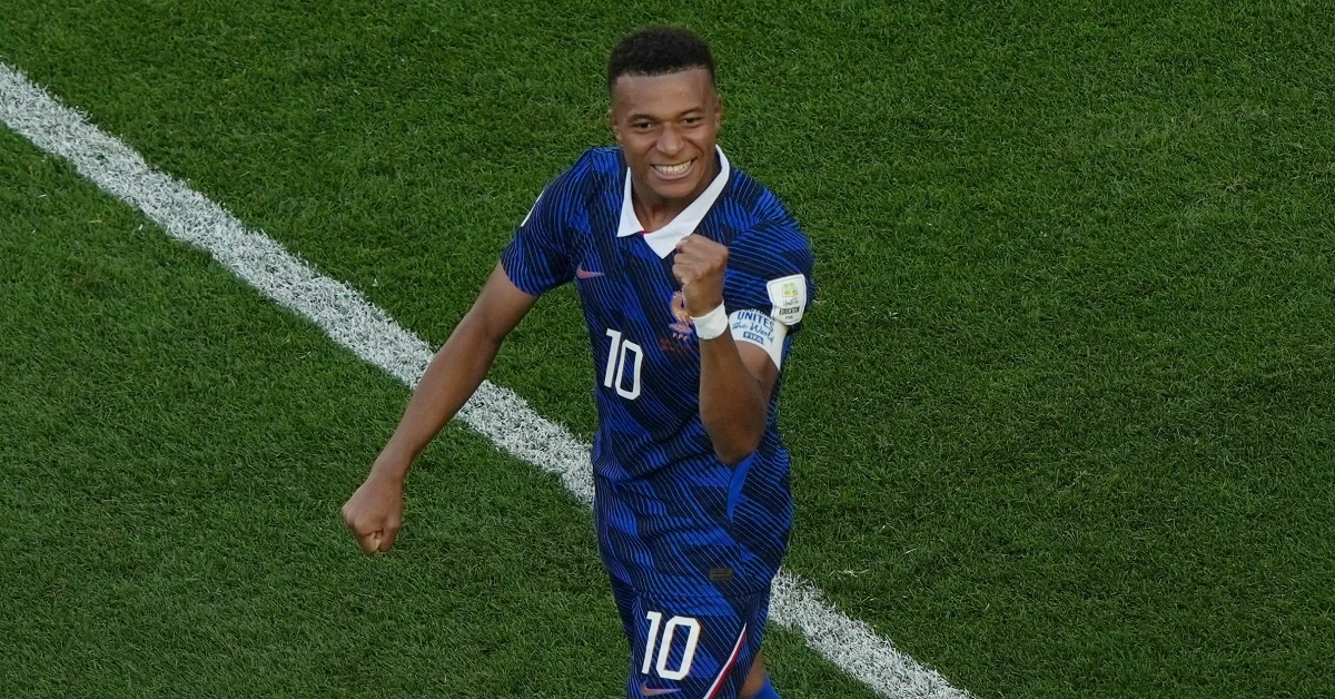 2026美加墨世界杯｜姆巴佩本赛会第7球 并肩梅西领跑射脚榜 配图