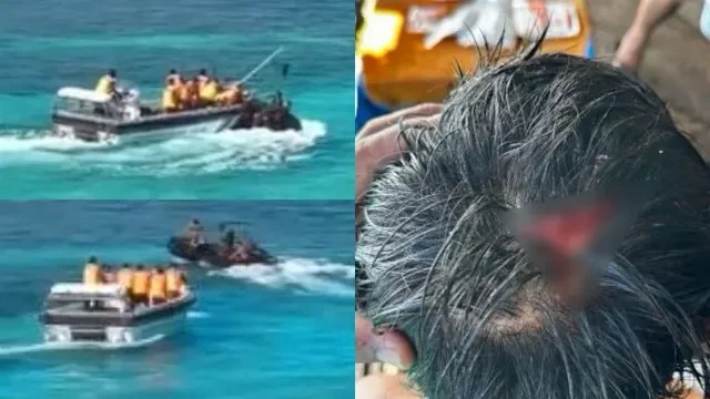 中菲南海再爆冲突！菲军称海军人员遭中国海警「持棍击头溅血」 配图
