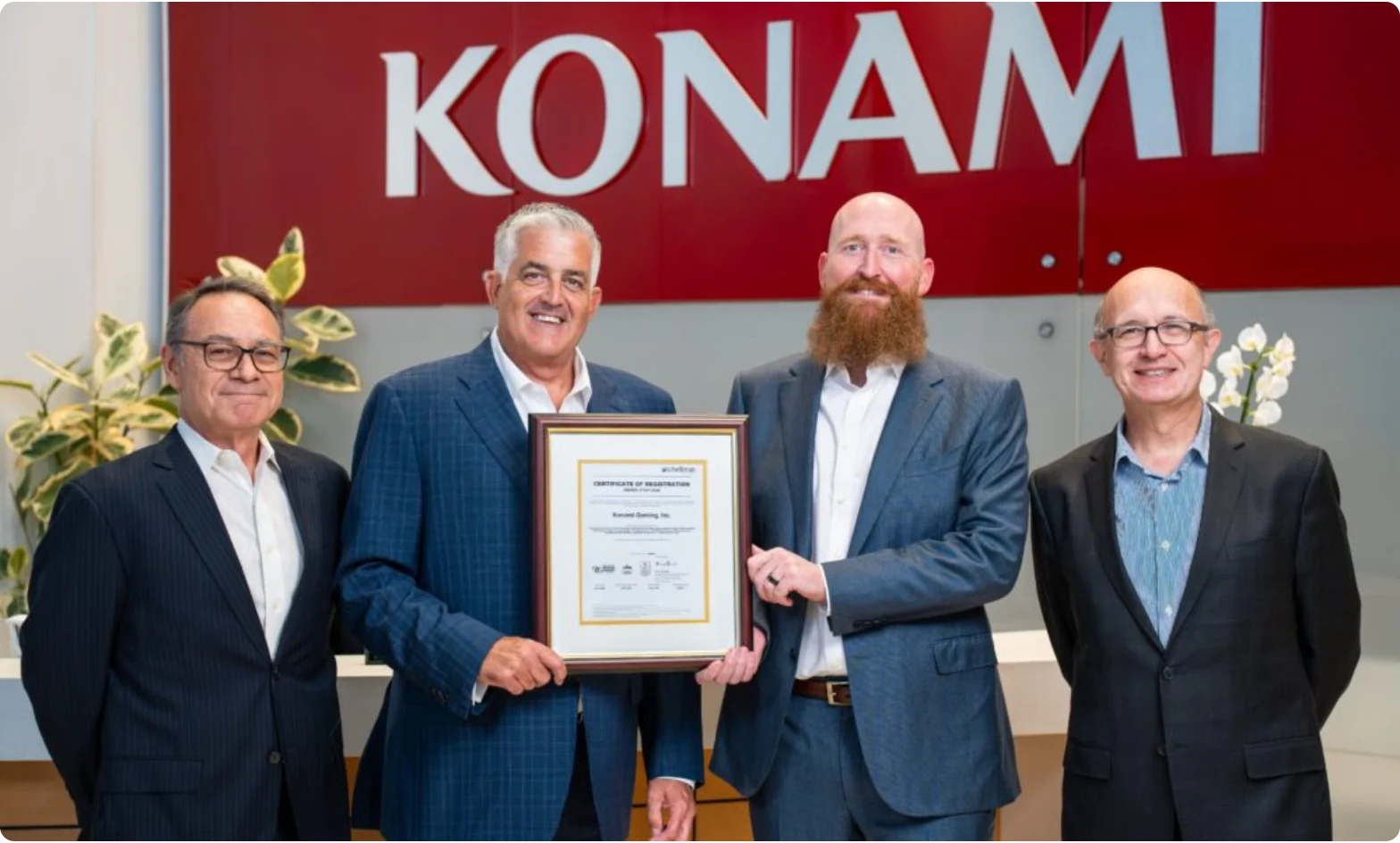 Konami博彩系统获ISO 27001信息安全认证 — 封面