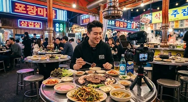 中国网红拍片嫌难吃！韩国老板听不懂笑脸打招呼陆网骂爆：没水准 配图
