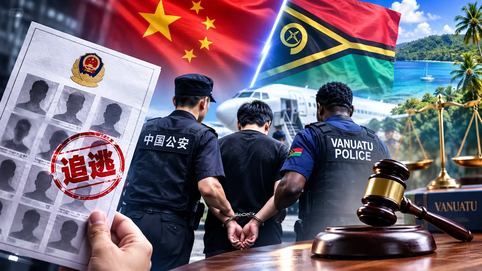 中国追逃名单≠国际通缉定罪,瓦努阿图能否引渡要看司法程序 ... — 正文配图