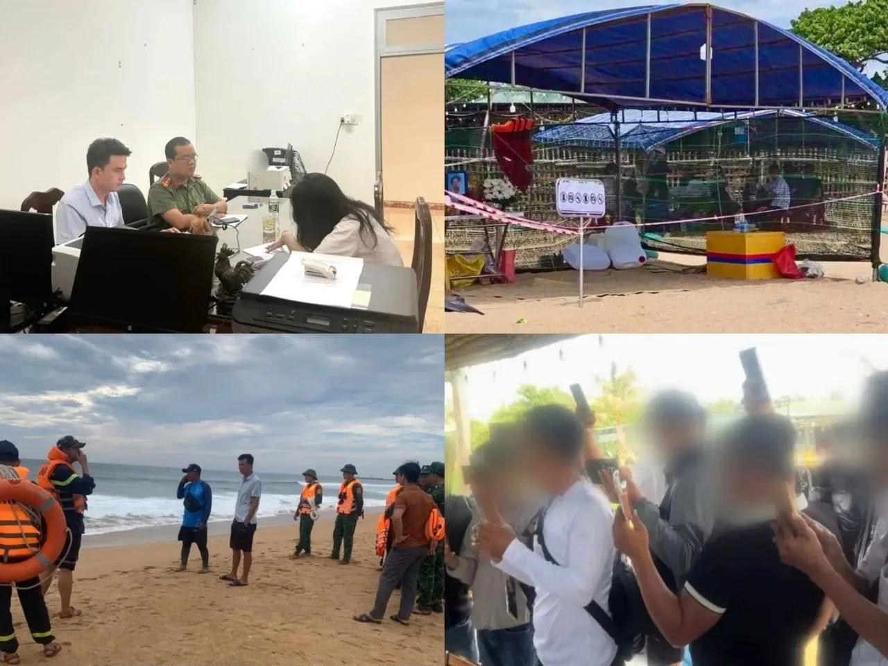 中国男子越南海滩遭浪卷走失联，女子直播募捐被警方传唤调查 ... 配图