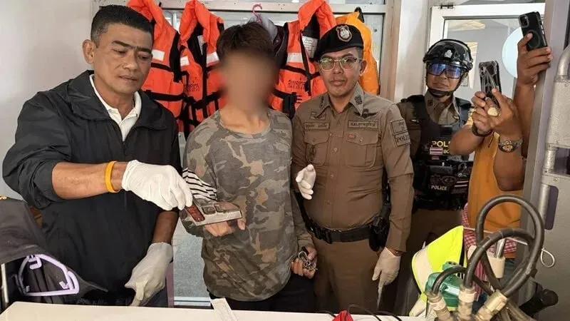 泰国男子分手7天后持枪闯便利店，威胁前女友复合被捕 配图