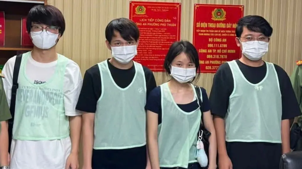 4名中国人在越南租房搞电话诈骗,被警方查获 — 封面
