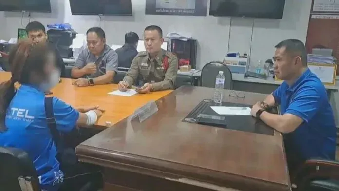 泰国乌隆府41岁女员工上班遭袭，被绑手脚勒索钱财 — 正文配图
