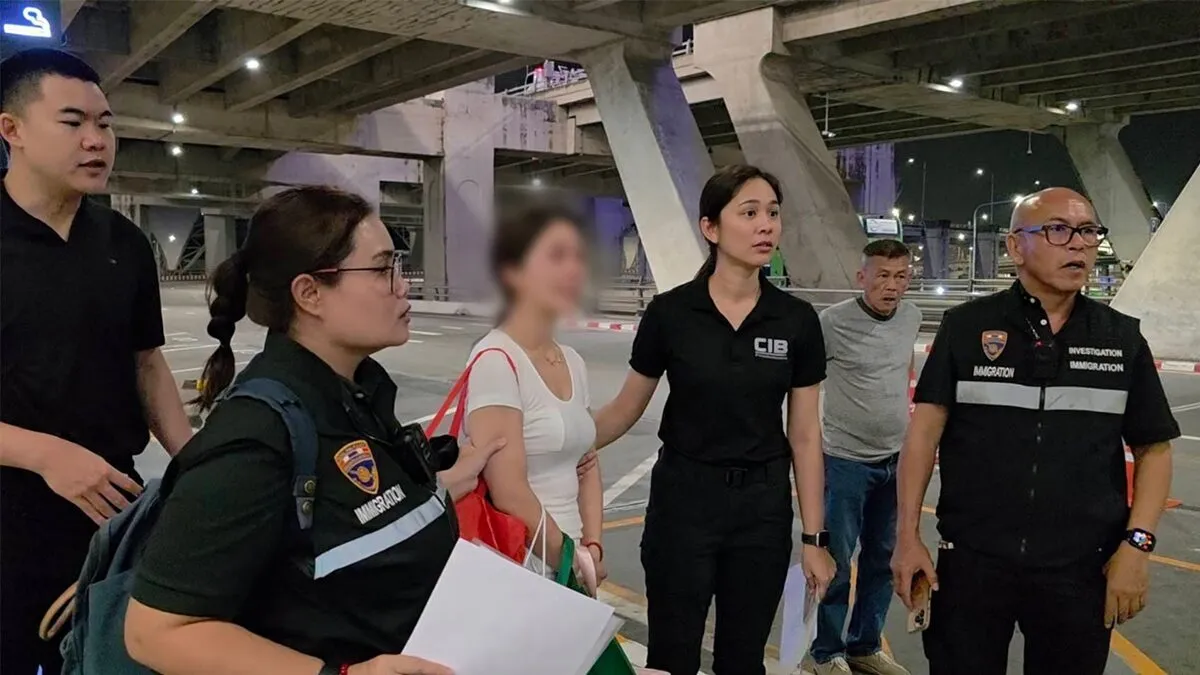 中国女子逃避6年刑期，辗转泰马两国后在泰国被抓 — 正文配图