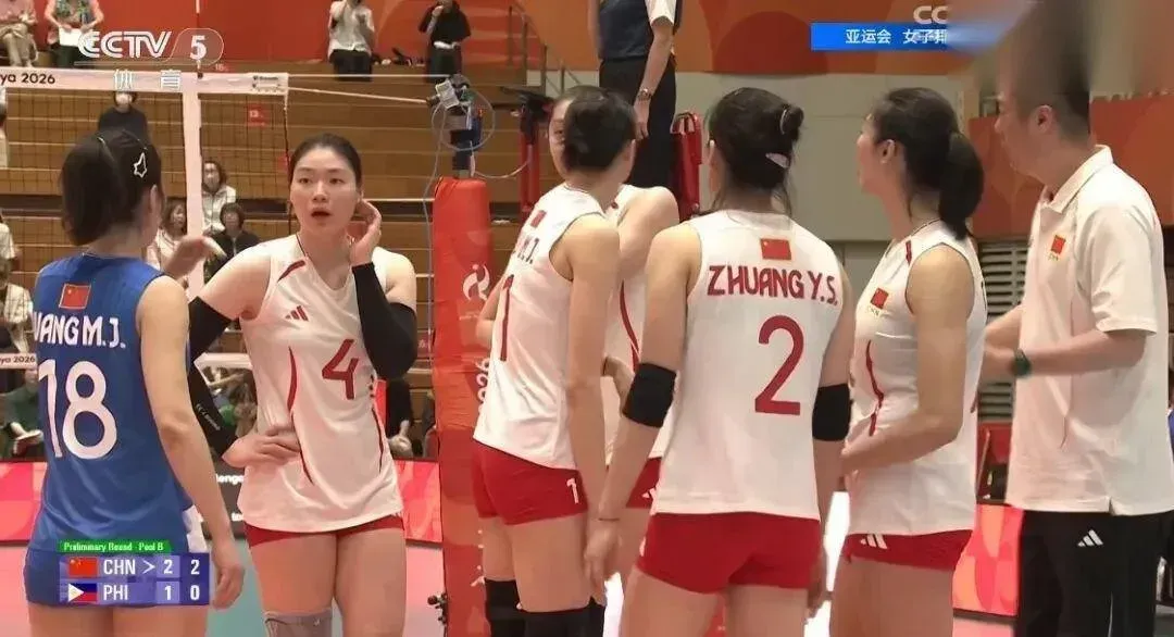 中国女排3比0击败菲律宾,亚运首秀迎来开门红 — 正文配图