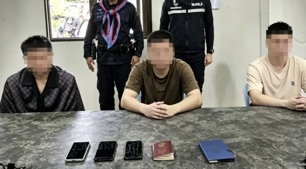 半夜跑到泰柬边境附近，3名中国男子被泰国军警逮住了 — 正文配图
