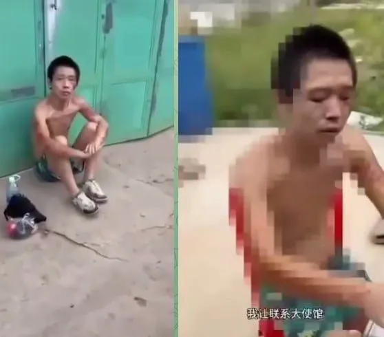 中国小伙浑身伤痕流落柬埔寨,华人老板送药送钱 — 正文配图