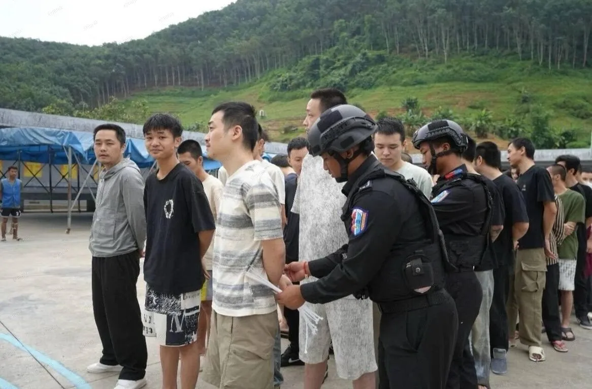 佤邦向中方移交64名跨境涉案人员，63人为电诈人员 — 正文配图