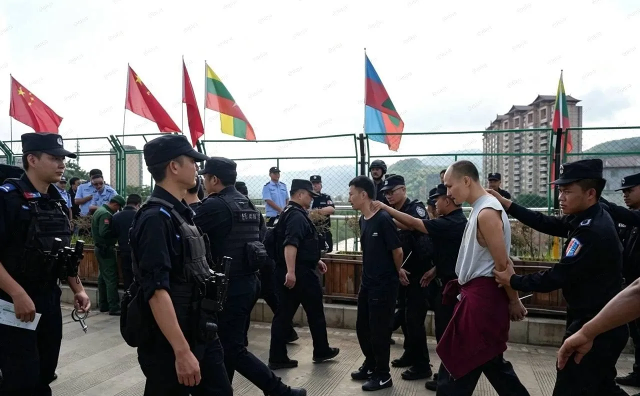 佤邦向中方移交64名跨境涉案人员，63人为电诈人员 — 正文配图