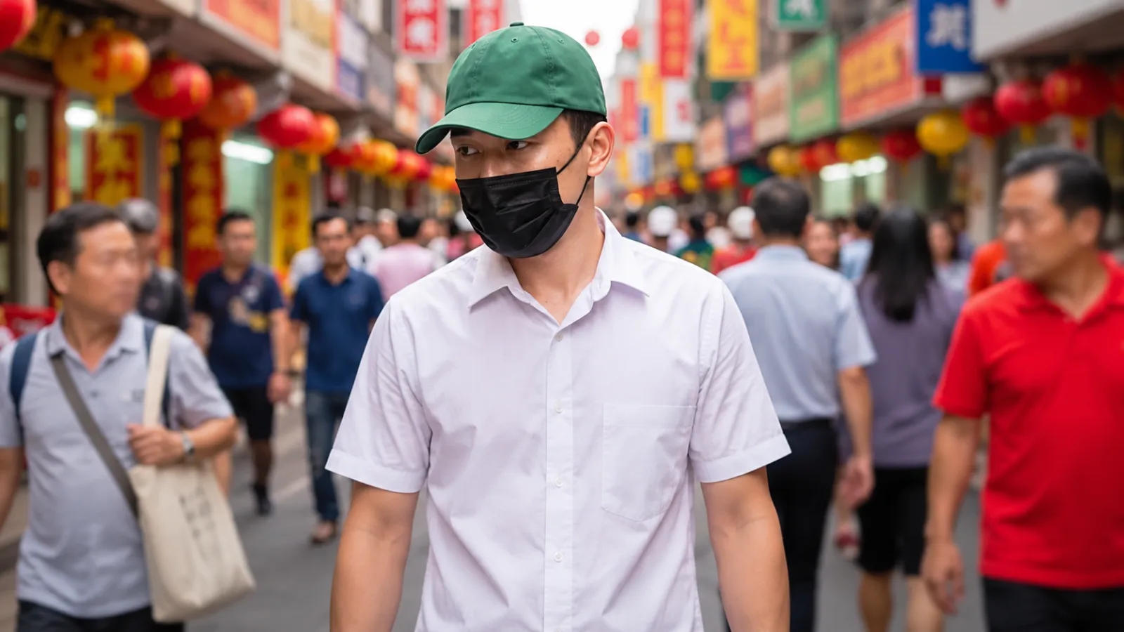 泰国男子戴绿帽游中国一路被看，知道真正含义后尴尬了 — 封面
