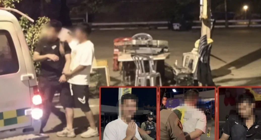 泰国3名中国男子醉酒起纠纷,一脚将当地救援车踹出凹痕 — 封面
