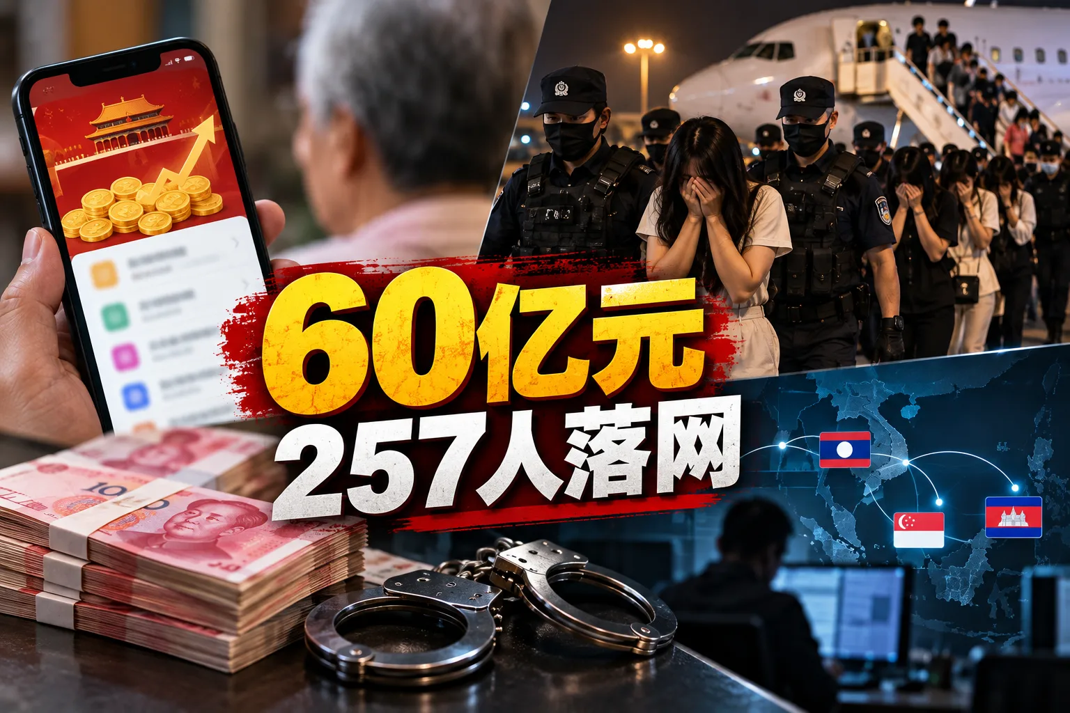 “国家补贴”“项目分红”全是套路！60亿元诈骗案跨四国收网 ... — 封面