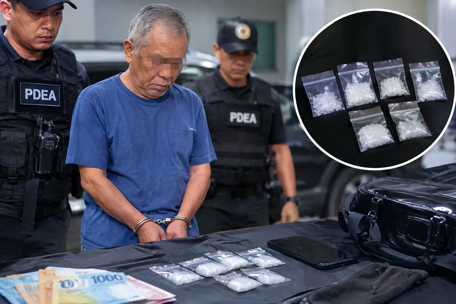 菲律宾60岁男子涉嫌卖冰毒落网！警方缴获约10克毒品 — 封面