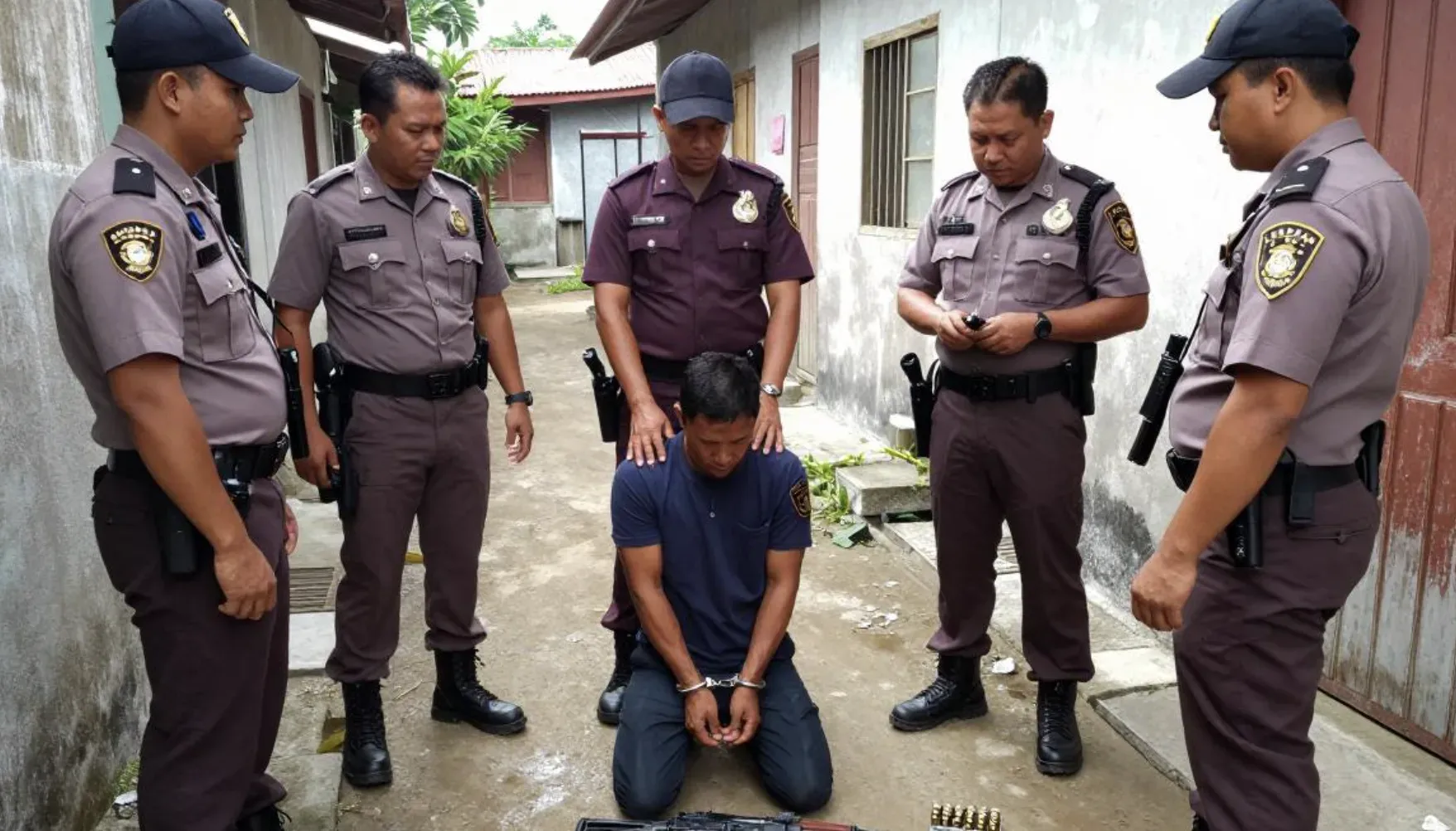 土地纠纷牵出非法枪支!菲律宾男子主动交枪,仍被警方逮捕 — 封面