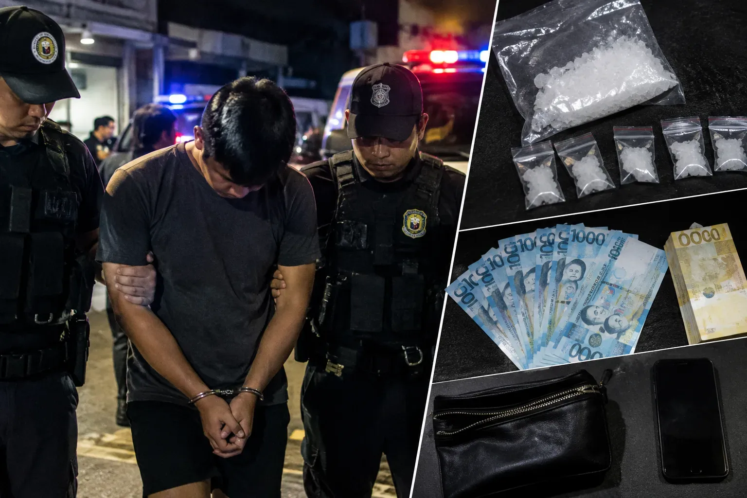 13克冰毒加15张假钞!菲律宾一名送水工被捕 — 封面