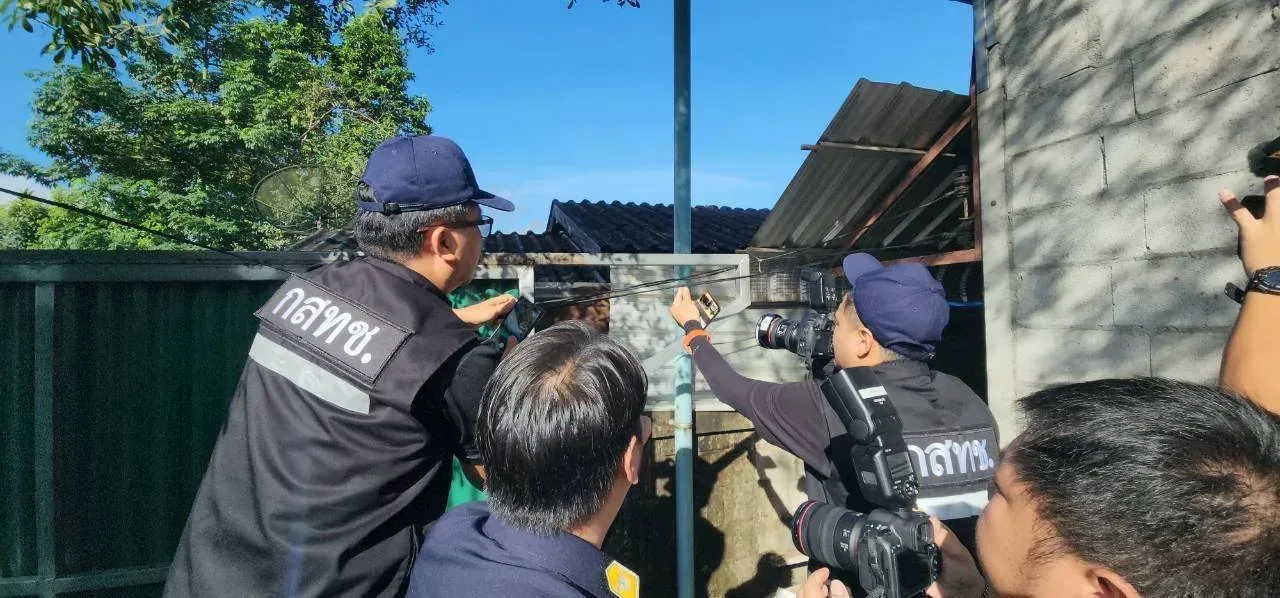 泰国警方突查4处涉嫌非法跨境供网的地点，查扣24件物证 — 正文配图