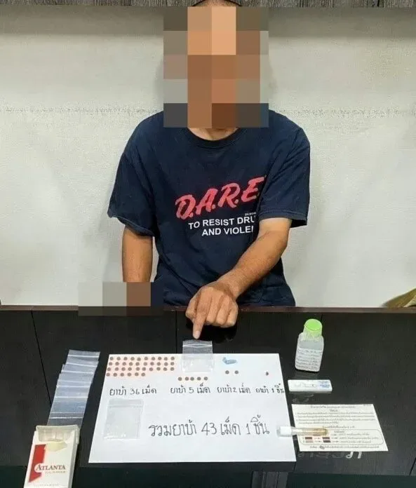 3粒疯药只卖100泰铢！泰国警方端掉出租屋贩毒窝点 — 正文配图