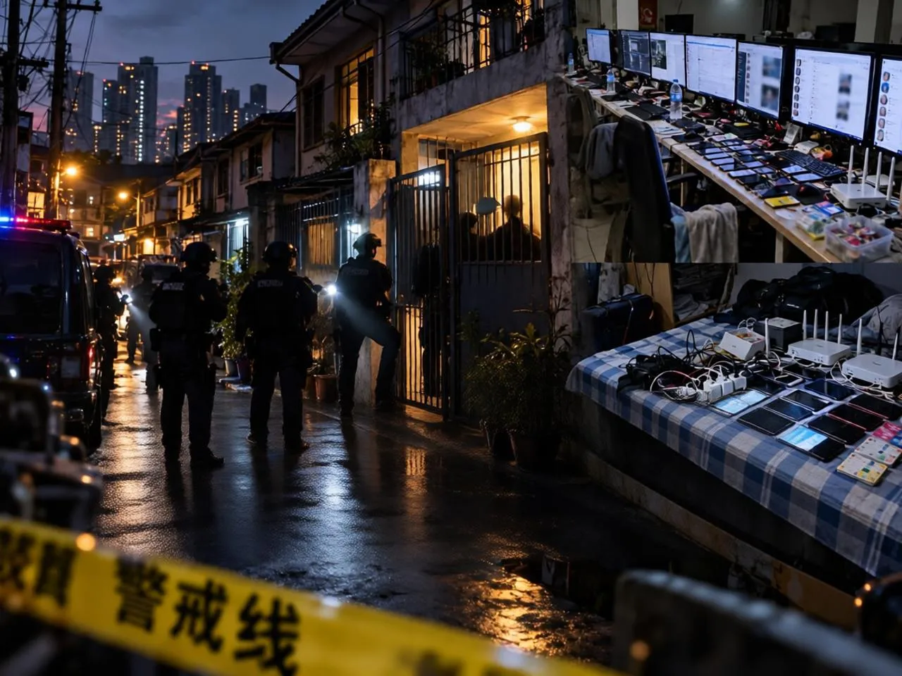 菲律宾电诈团伙藏身居民区！内政部长：部分打手曾是警察、军人