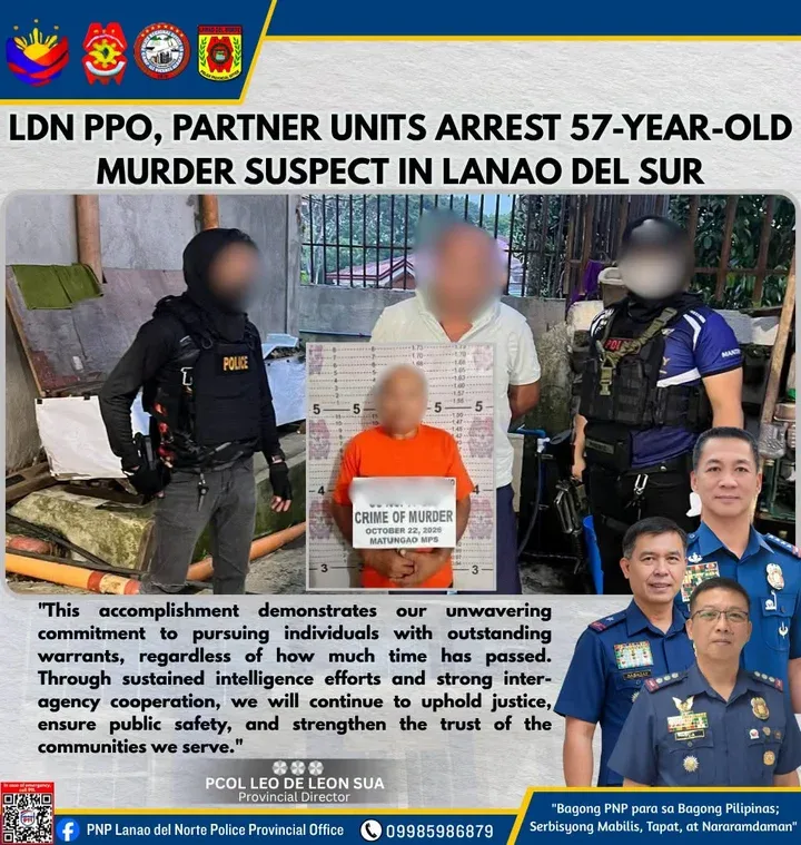 逃亡16年终落网!菲律宾57岁谋杀案嫌疑人被捕 — 封面
