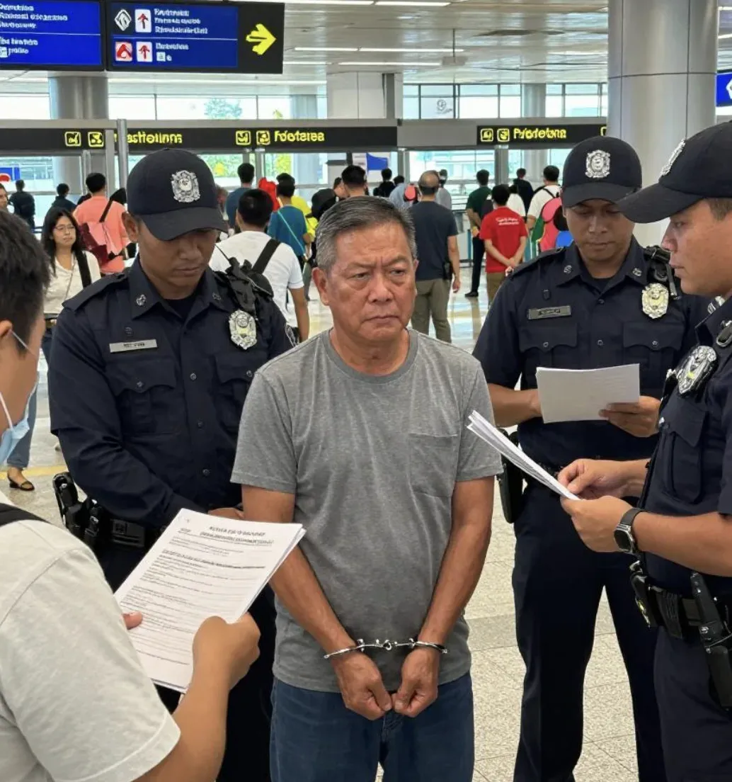 旧金山飞抵马尼拉，64岁菲美籍乘客机场被捕 — 封面