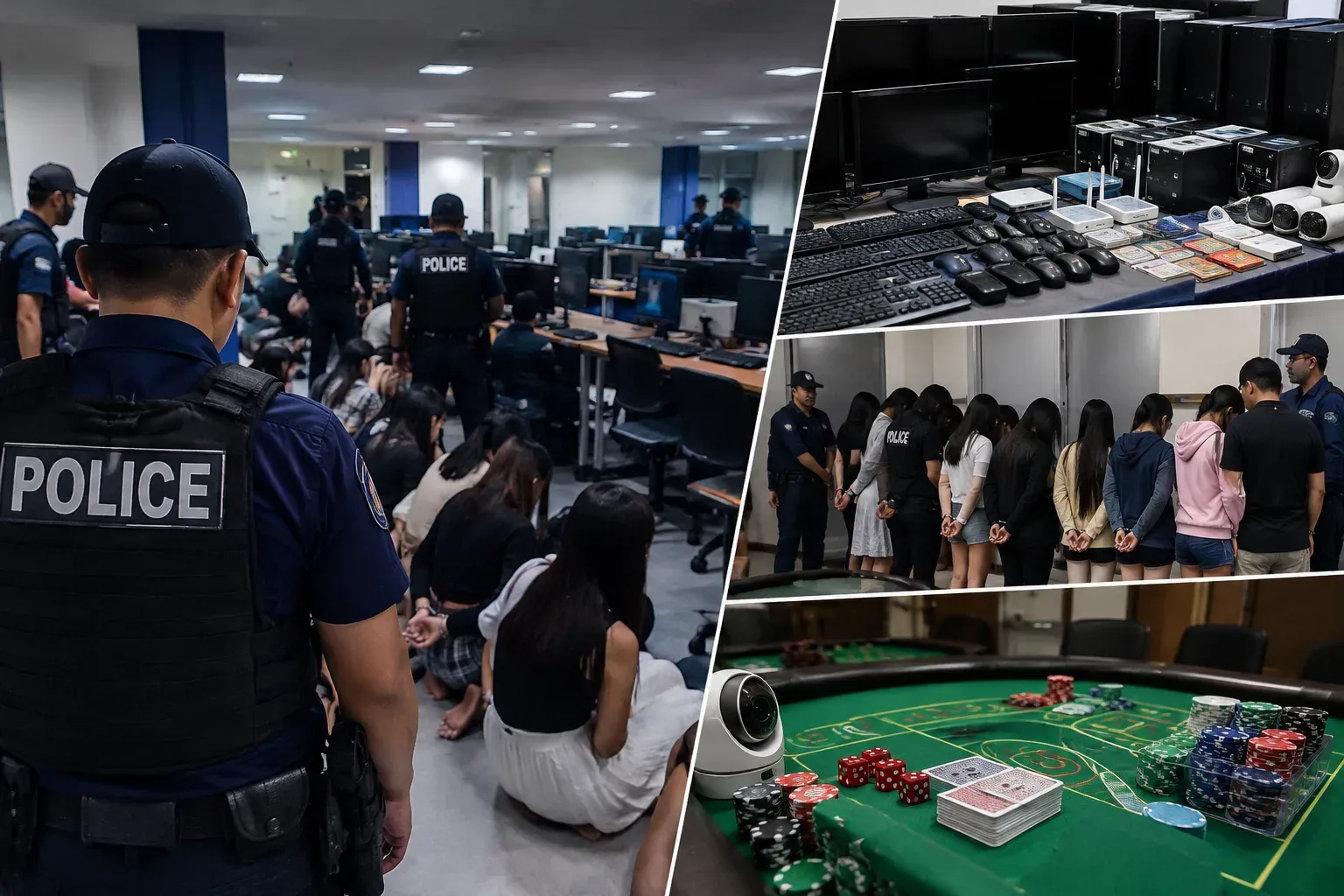 菲律宾突袭网络博彩窝点！13人被捕，1200万比索设备遭查扣 — 封面